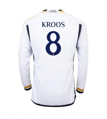 Real Madrid Toni Kroos #8 Replica Home Stadium Shirt 2023-24 Long Sleeve